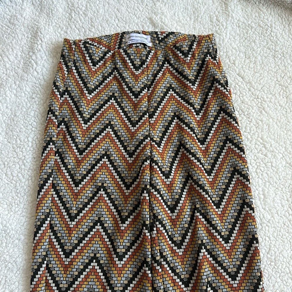 multicolor flare pants